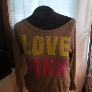 Pink long sleeve size TP